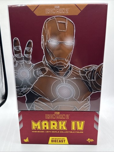Hot Toys MMS461-D21 Iron Man 2 Mark IV 4 Diecast 1:6 *READ* Broken Hand