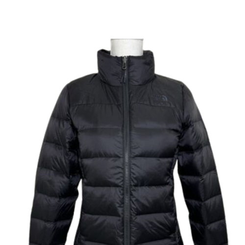 The North Face Minoqua Puffer Jacket Womens XS Black Flare Down Full Zip APP1003 - 第 8/9 張圖片