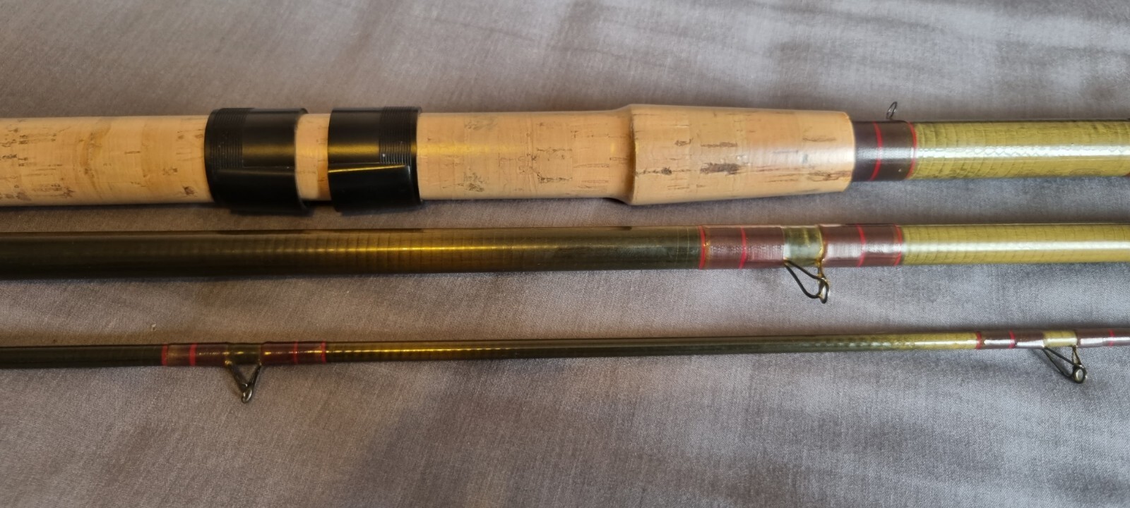 VINTAGE AIKEN SUPERFLEX S.305 CARBON ULTRA MATCH FLOAT FISHING ROD . 13