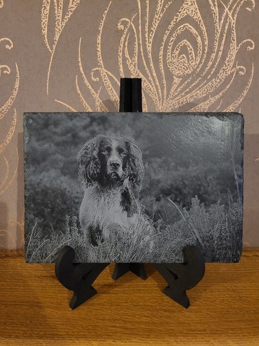 Posavasos personalizados de pizarra grabada con láser, imágenes, marca, idea de regalo - Imagen 5 de 6