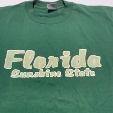Vintage Florida Sunshine State T Shirt Singe Stitch USA Made Men’s Large