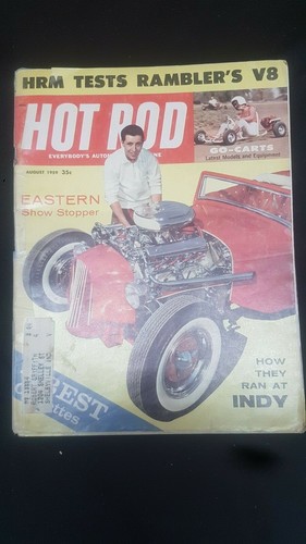 HOT ROD MAGAZINE 1959 ISSUES - Lot of 4 - Foto 5 di 10