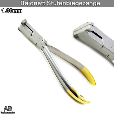 KFO Bayonet Stufenbiegezange Dental Step Biegezange Zange Dental Zahnlabor 1 mm