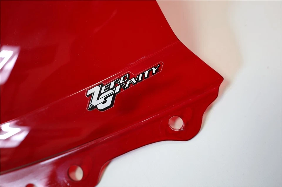 Suzuki GSXR600 / GSXR750 K4-K5 2004 - 2005 Zero Gravity Double Bubble Screen Red - Image 3 of 4