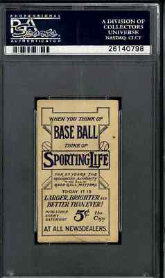 1910 M116 Sporting Life Frank Chance (Blue Background) - PSA 3 | eBay