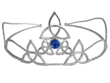 Eternity Tier Crown Silver Wire Trinity Knot Celtic Headpiece – Medieval Metal