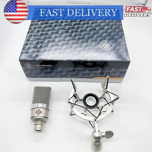 US Neumann TLM 102 Large Diaphragm Condenser Microphone Studio Set w/ Shockmount