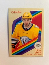 Cole Smith, Retro-Variation Rainbow #381 - 2023-24 O-Pee-Chee