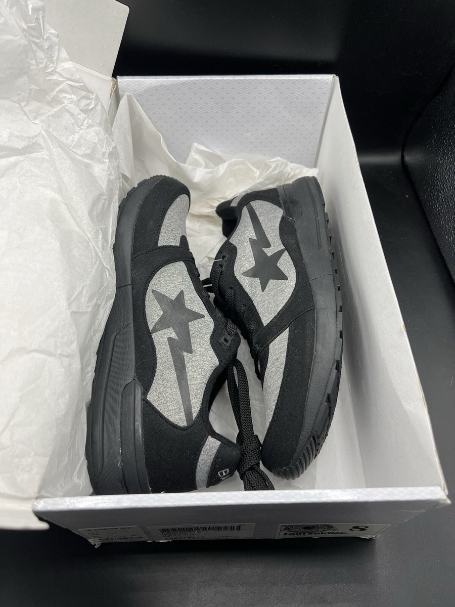 A Bathing Ape Bape Track Sta LT \'Black Grey\' Men’s Size 8 DS OG ALL (1C80191012) A Bathing Ape Bape Track Sta LT  main image 2