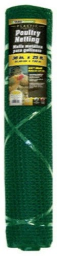 (4) YardGard 889241A 36" x 25' ft 3/4" Green Mesh PVC Poultry Netting Fencing - Picture 3 of 6