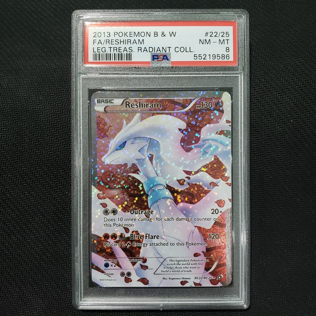 2013 Pokemon: RESHIRAM RC22/RC25 - [Legendary Treasures 2013 Pokemon: RESHIRAM RC22/RC25 - [Legendary Treasures