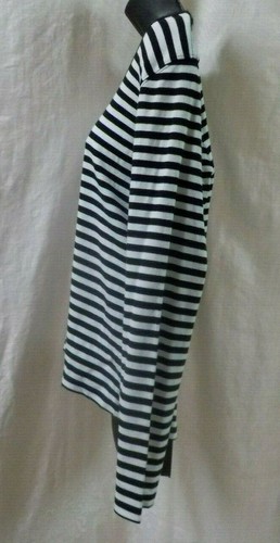 Liz Claiborne Knit Top Size XL NWT Striped Long Sleeve Cotton Blend Scoop Neck - Picture 4 of 12