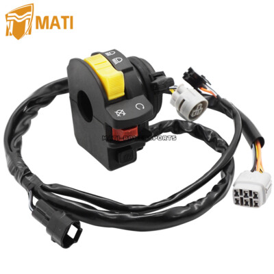 Handlebar Start Stop Switch Headlight For Suzuki QuadSport Z400