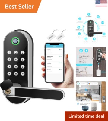 Sifely S Advanced Keyless Entry Smart Lock - 16 Pieces - Easy Installation