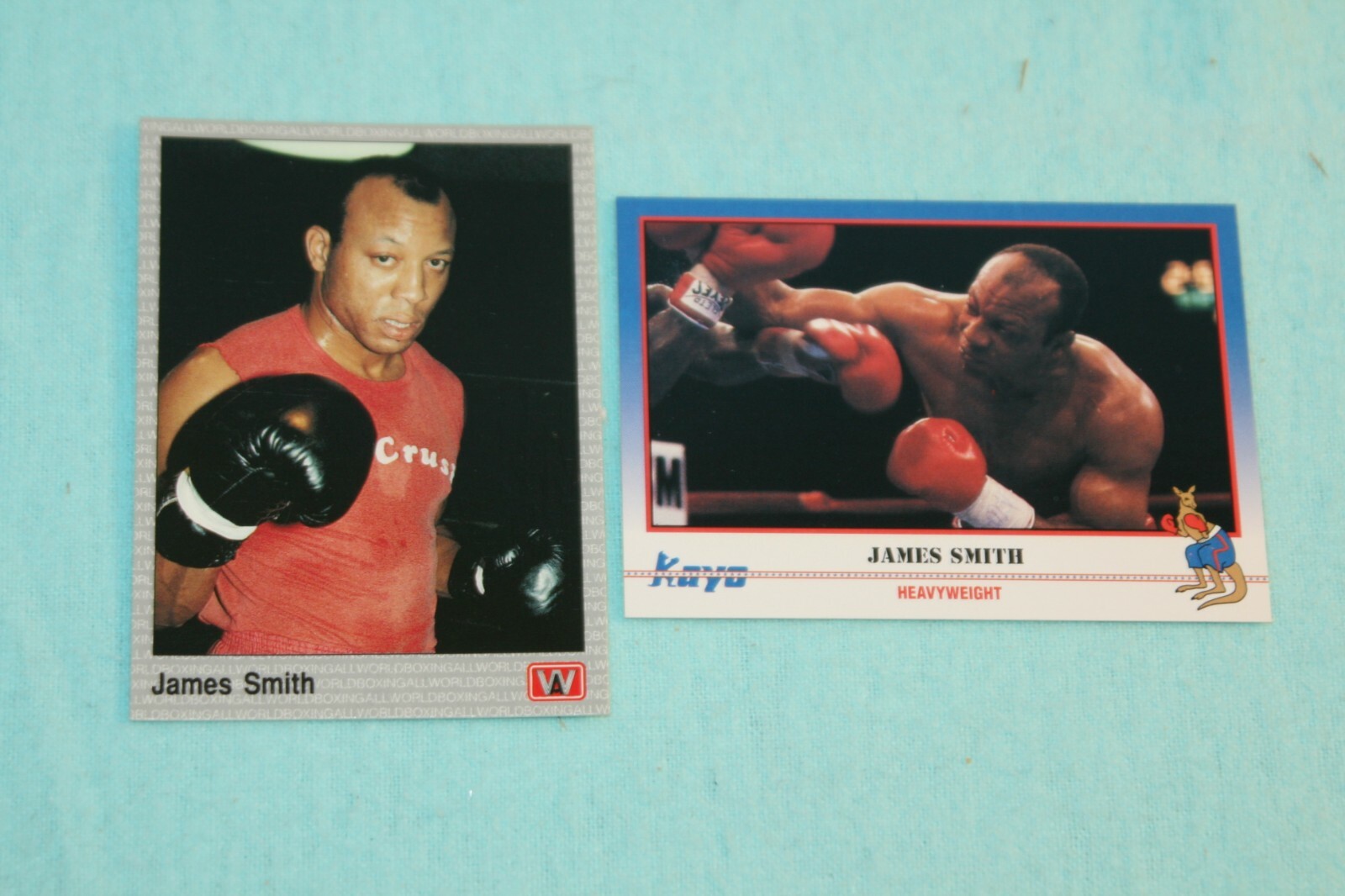 JAMES SMITH LOT OF 2 1991 AW SPORTS INC. #136 KAYO #010