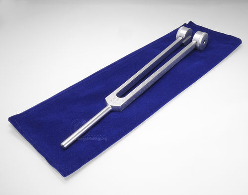 Oktav Stimmgabel, gewichtet, 64 HZ, 7,5 cm Griff + Etui, Tuningfork, Diapason - Picture 1 of 1