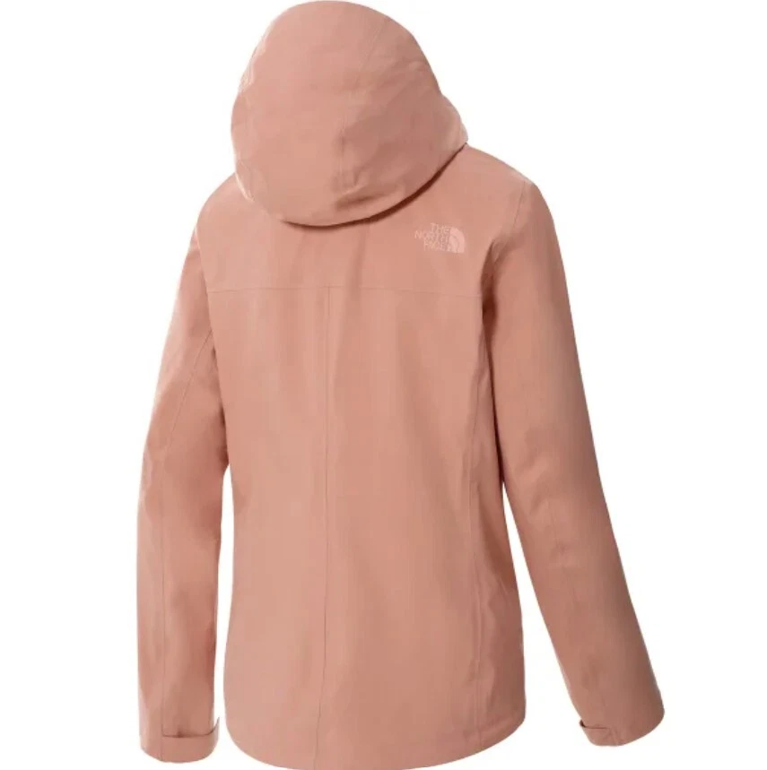 North Face Dryzzle Future Light Parka Women M Rose Dawn Pink Waterproof Jacket