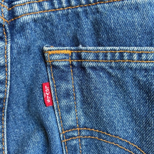 Vintage Levis 504 Jeans Men 31 31 Blue Cotton Denim Straight Cowboy Western Y2K - Bild 13 von 21