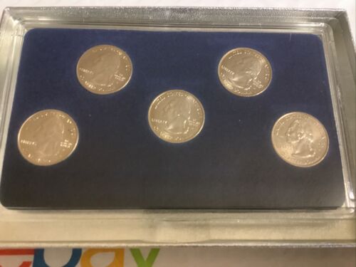 2006 Philadelphia Mint UNC 5 Quarters Coin Set - In Case - Picture 2 of 4