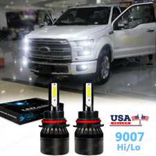 9007 LED Headlight Bulbs 6000K White for Ford F150 1992 1993-2003 F250 92-2004