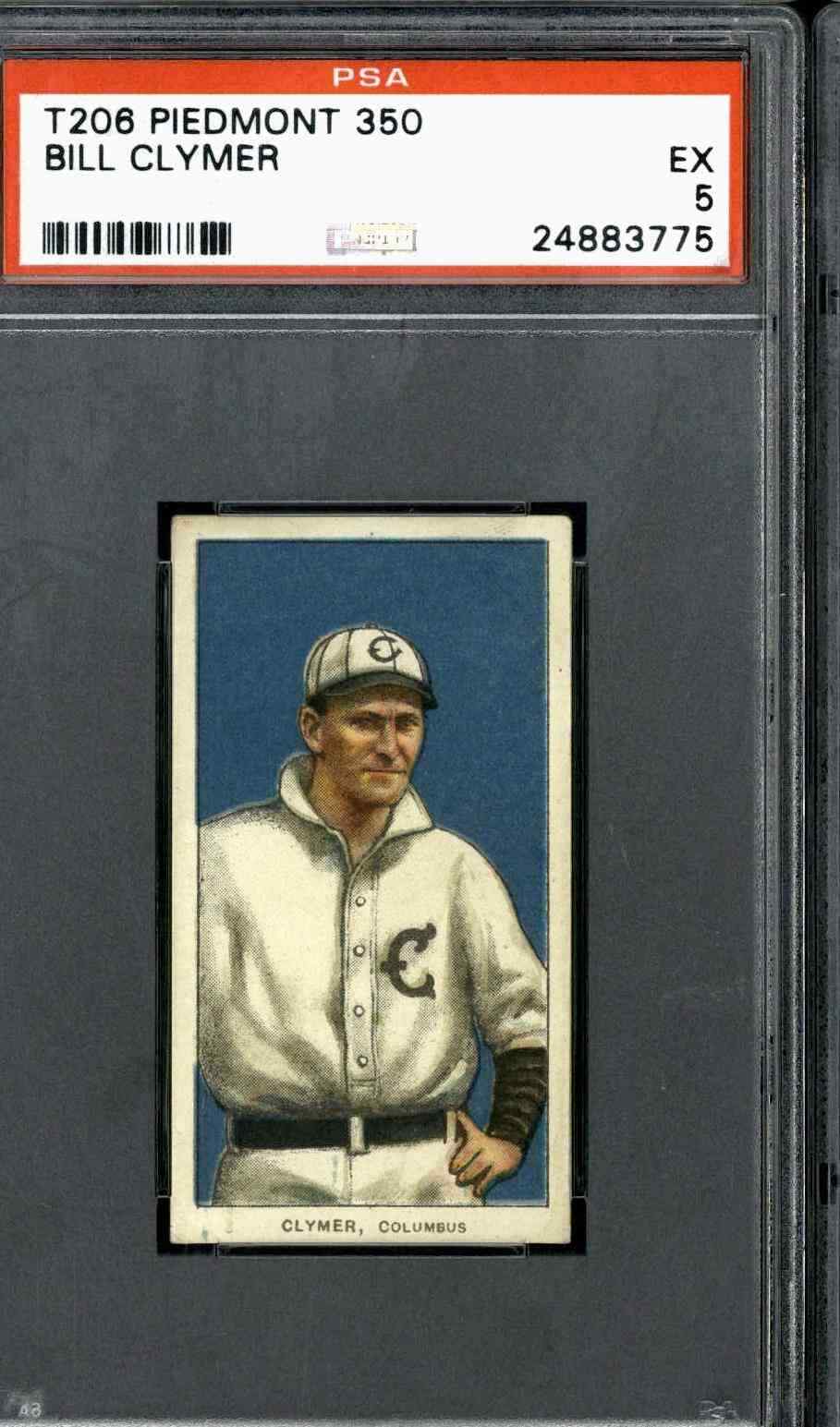 1909 T206 Bill Clymer - PSA 5