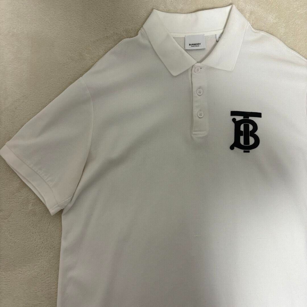 BURBERRY Men Short sleeve polo shirt White black BURBERRY Men Short sleeve polo shirt White black