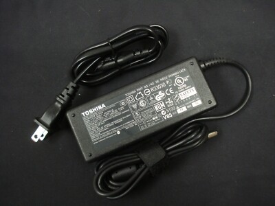 OEM TOSHIBA 75W AC ADAPTER 19V 3.95A ADP 75SB AB BB PA3715U-1ACA PA3468U-1ACA