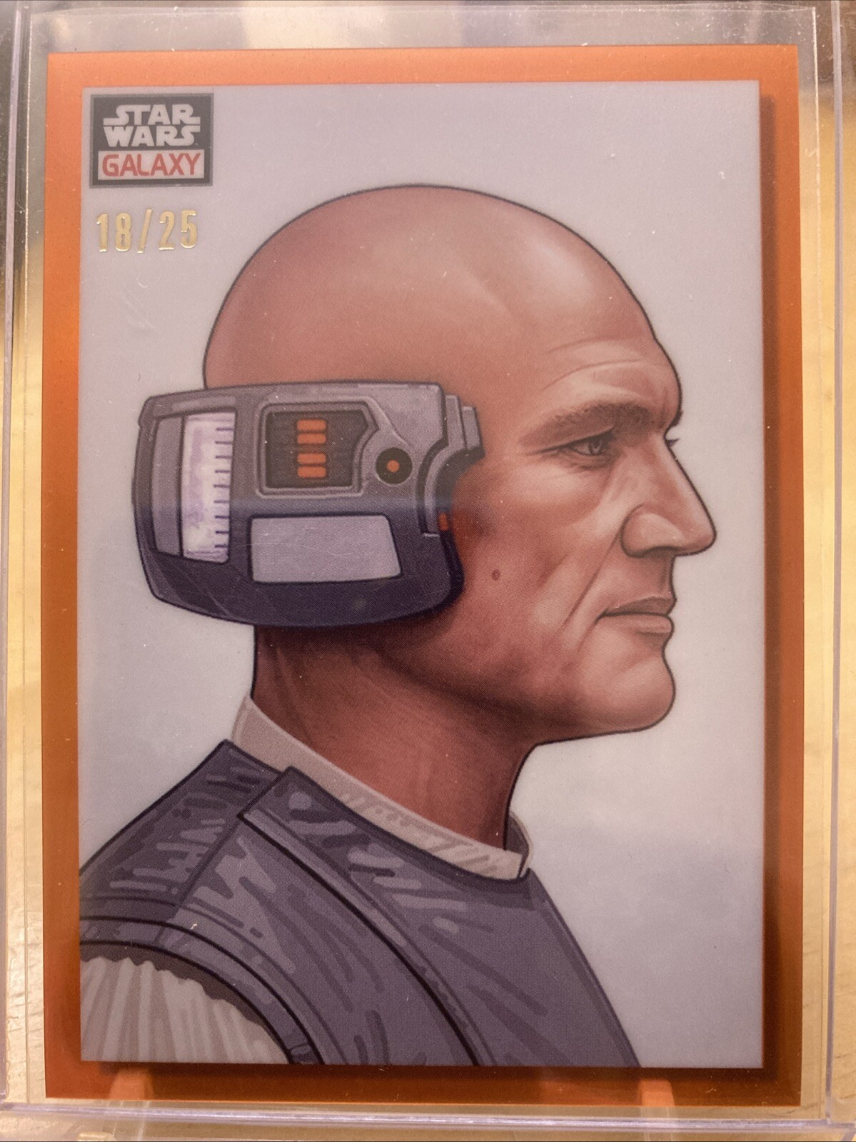 2023 Topps Star Wars Chrome Galaxy Orange /25 Lobot #84