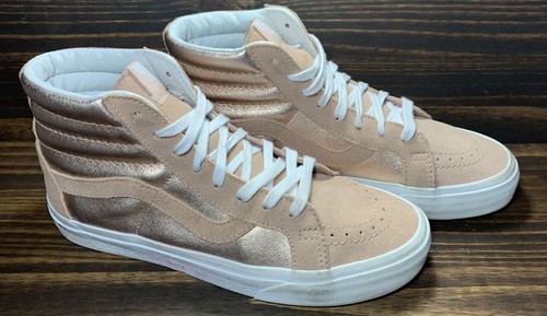 Vans Sk8 Hi Reissue Metallic Womens Size 8 Mens Size 6.5 Skate Shoes - Picture 6 of 8