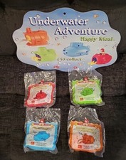 McDonalds Happy Meal NZ Underwater Adventure Windup Set 4 MIP W Store Display