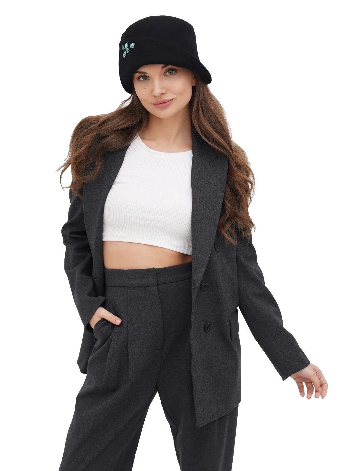 Cashmere Blend Cloche Hats for Women