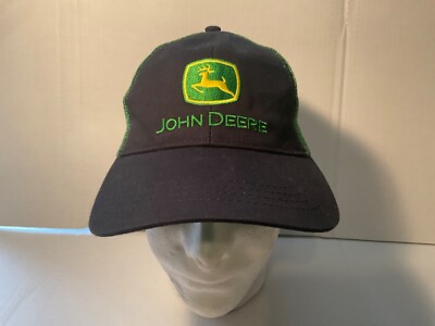 JOHN DEER - Embroidered Logo/Name Strapback Adjustable Hat/Cap (NEW)