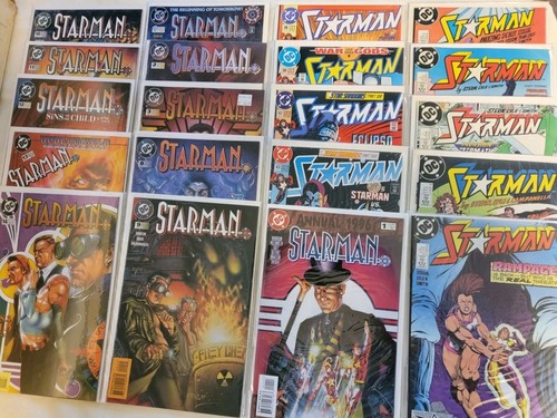 DC Comics Starman 1st Series Comic Book Lot of 32 Vf Bagged & Boarded #1 Debut