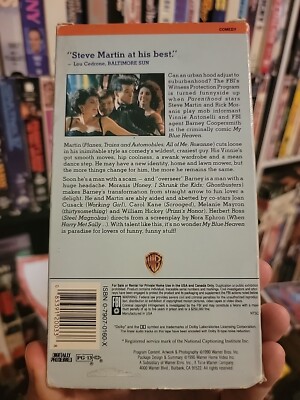 My Blue Heaven 1990 VHS Rare Hard To Find Original Release | eBay