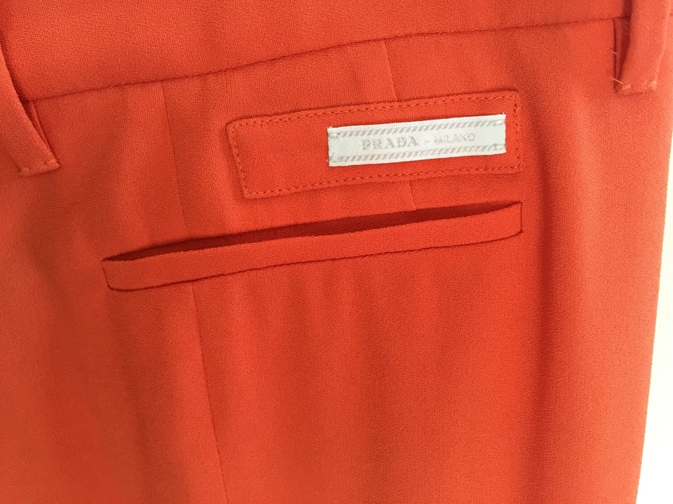 Prada Orange Pants  Size 46 - Image 2 of 4