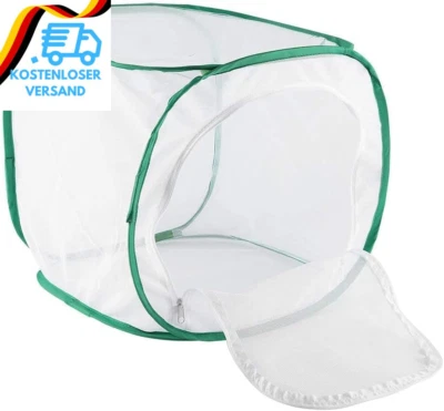 BESUCHE DEN FDIT-STORE Fdit Großer Schmetterlingskäfig, Zusammenklappbarer Caterpillar Habitat Collapsi