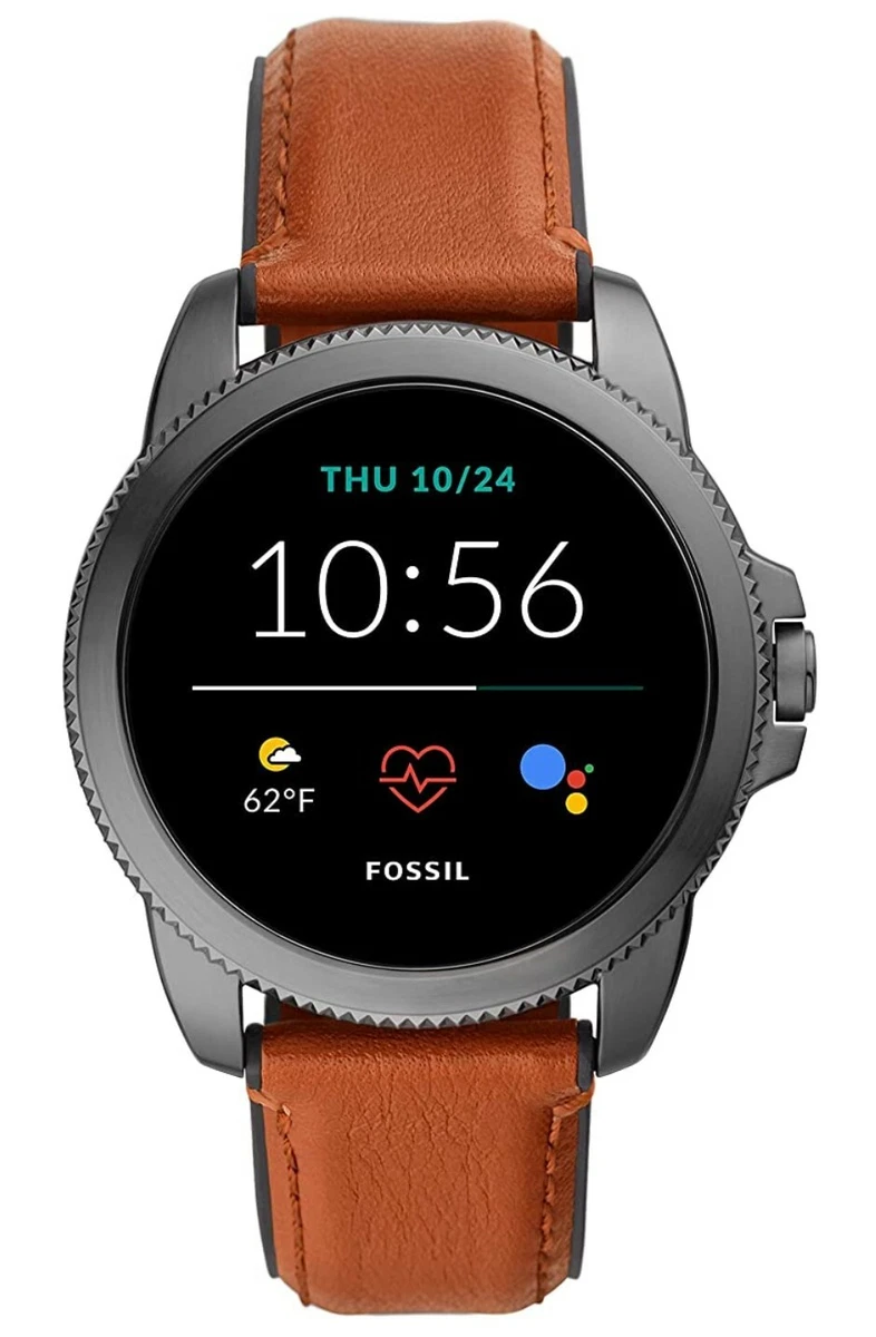Fossil Herren Smartwatch 5 Generation Leder Braun 4064092018592 | eBay 