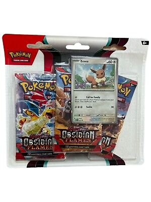 Pokemon TCG Scarlet & Violet Obsidian Flames Boosterblister - Eevee