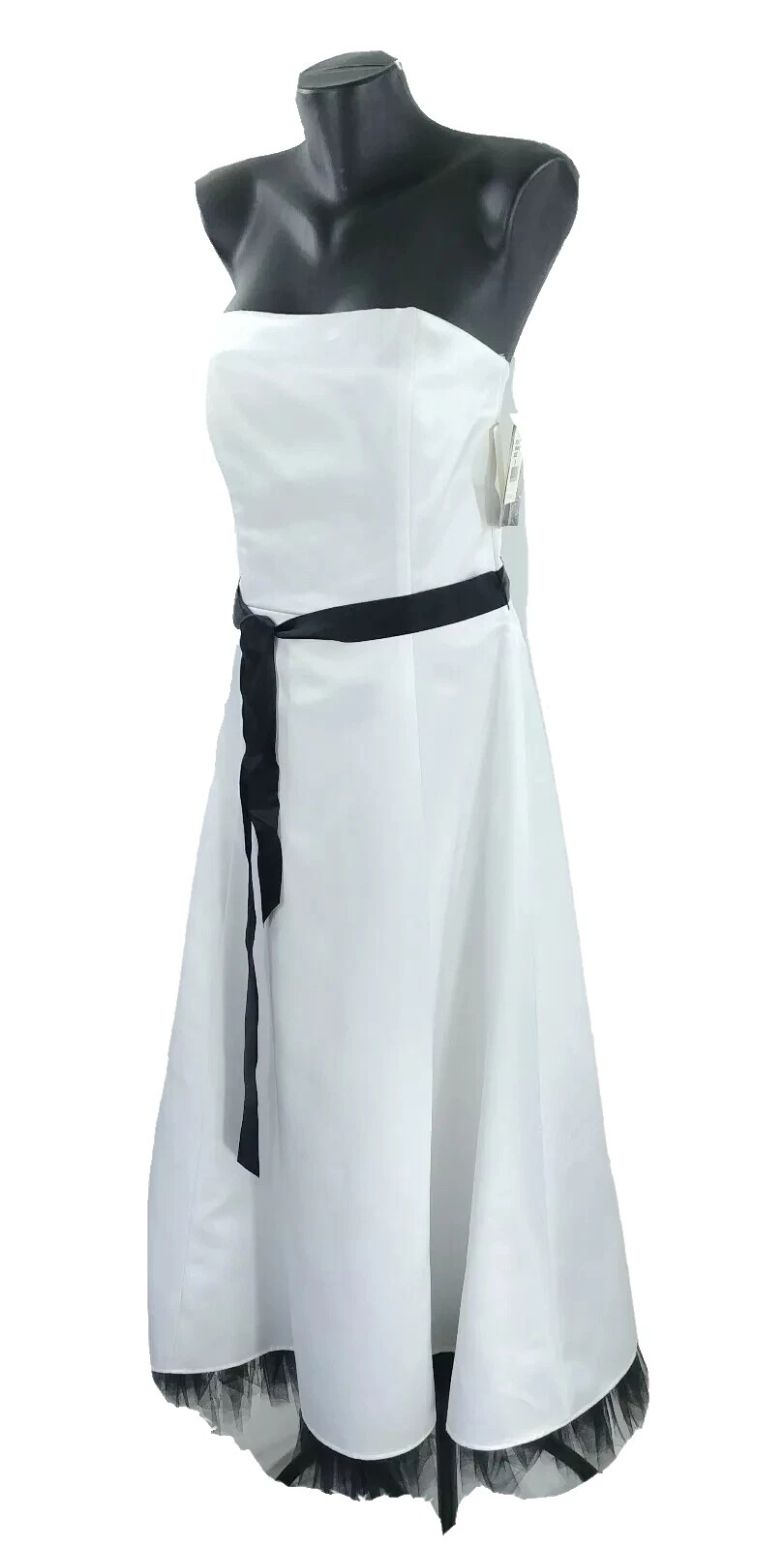 Vestidos para madrinhas e damas de Poliéster Branco