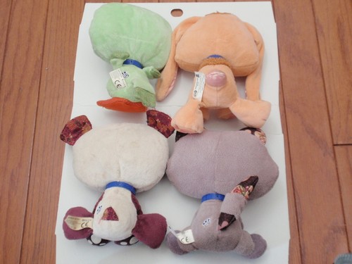 Littlest Pet Shop 8" Plush Animals: RACCOON, BUNNY, PANDA, GREEN BIRD - Picture 2 of 2