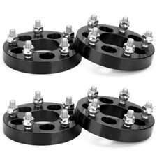 4 Pcs 1 5x100 To 5x114.3mm M12x1.5 Wheel Spacer Adapter For Toyota Chevy Dodge