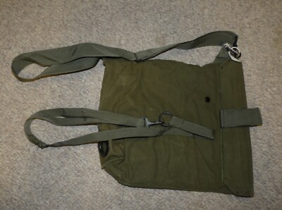 Original 1980s US Army M25A1 Tank Gas Mask Canvas Carrying Bag | eBay