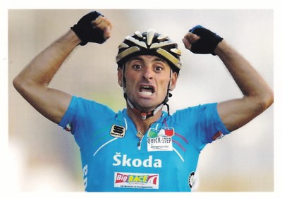 CYCLING cycling card PAOLO BETTINI team QUICK-STEP INNERGETIC SKODA