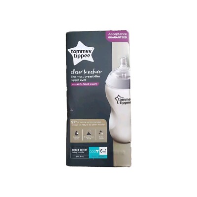 BABY BOTTLE TOMMEE TIPPEE CLOSER TO NATURE - 11.0Z BOTTLE - 6 MONTHS+ NEW