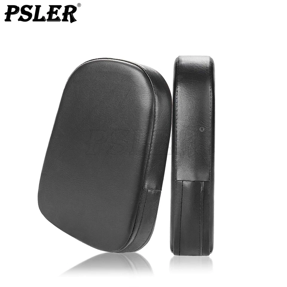 Passenger Sissy Bar Backrest Cushion Pad For Harley Crusier Suzuki BMW Universal — 第 2/4 张图片