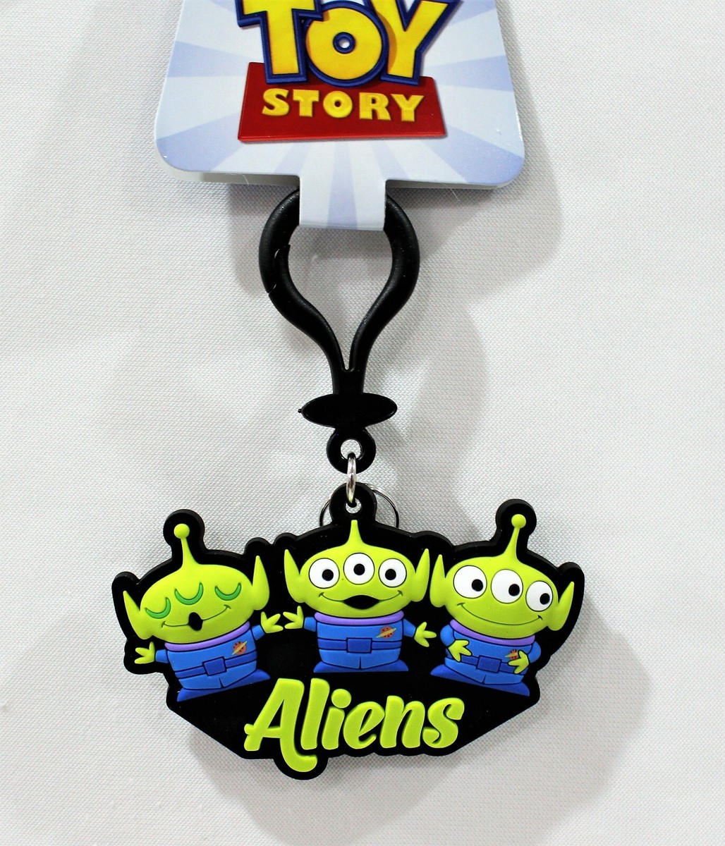 Pixar Toy Story Aliens Bag Clip Key Ring Disney Soft Touch