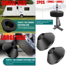 2*For Freight Car Truck Upgrade LARGE + SMALL Manual Tire Changer Centering Cone