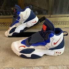 Nike Air Max Speed Turf Athletic Shoes Youth Size 6.5Y BQ9632-100 Swoosh Blue