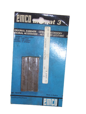 Emco Unimat 3, Zubehör ungeschliffene Drehstähle Nr. 110 010