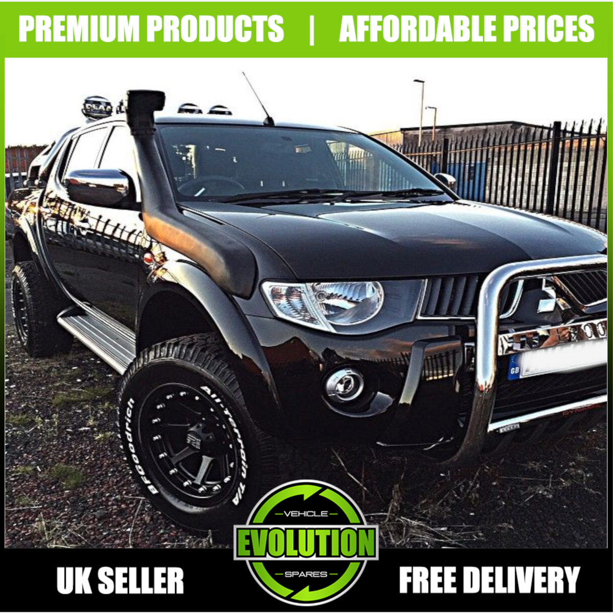 Off Road L200 K74 Roof Rack Mitsubishi L200 K74 B40 Rear Leaf